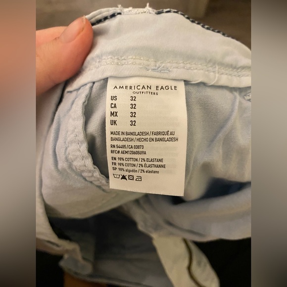Men’s American Eagle Blue Shorts Size 32 - Picture 5 of 6